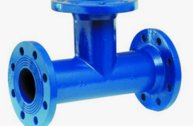 Тройник фланцевый ТФ чугунный ВЧШГ с ЦПП Ду 400х150