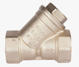 Фильтр сетчатый латунный Ду-20 (3/4") Ру-25 ВР (ВН) (Т<150°С) никель VALFEX 46Б5фт1