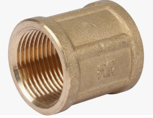Муфта латунная переходная ВР (ВН) Ду 50-40 (2"-1 1/2") никель SantechSystems