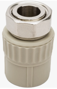 Переход PP-R комбинированный с крестом ВР (ВН) Дн 20-1/2" Wavin Ekoplastik
