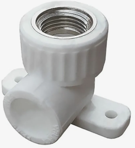 Водорозетка PP-R белая НР (НАР) Дн 25-1/2" 90гр Pro Aqua