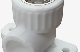 Водорозетка PP-R серая ВР (ВН) Дн 16-1/2" 90гр Wavin Ekoplastik