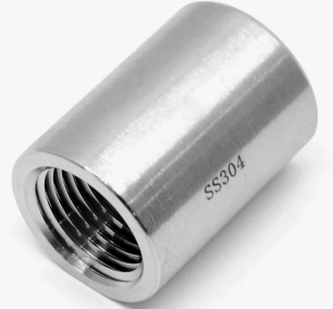 Муфта нержавеющая AISI 304 равнопроходная, DN 40 (1-1/2")