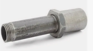 Сгон в сборе с чугунной муфтой и контргайкой Ду 20 (3/4")