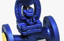 Клапан запорный стальной фланцевый Ду-50 Ру-40 (Т<400°С) сильфонный KV45 Гранвент