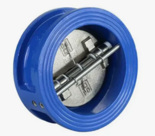 Клапан обратный двухстворчатый чугунный межфланцевый Ду-100 Ру-16 (Т<130°С) ств чугун Китай