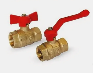 Кран латунный Ду-15 (1/2") Ру-16 ВР-НР (ВН-НАР) бабочка ГАЛЛОП ПРАКТИК 131