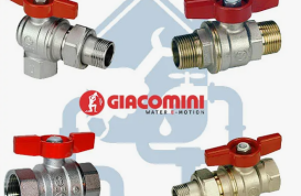 Кран латунный с Т-рукояткой Ду-15 (1/2") Ру-42 ВР (ВН) хром удлиненная ручка Giacomini R251TH