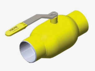 Кран газ стальной фланцевый Ду-65 Ру-16 L=270мм Broen Ballomax 11с10фт КШГ 70.003.065