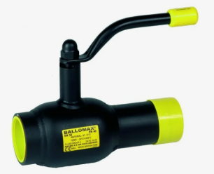 Кран стальной резьба-сварка Ду-10 (3/8") Ру-40 L=138мм Broen Ballomax КШТ 60.101.010